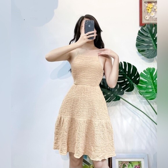 ZARA SHORT TIERED DRESS - Picture 1 of 8